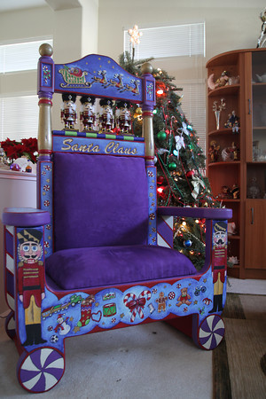  awesome chair. Hand painted by Joy Brown.